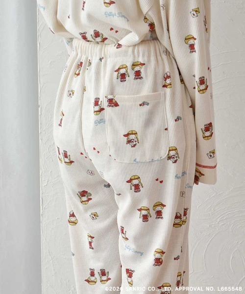 sanrio（サンリオ）の「パティ＆ジミーワッフルルームウェア上下セット（ルームウェア/パジャマ・レディース・オフホワイト/クリーム・ML）」の15枚目の写真
