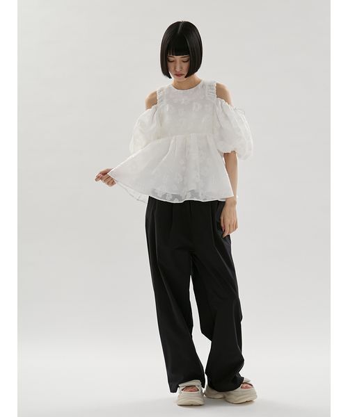 emmi（エミ）の「【Movique】アクティブイージーパンツ/撥水/UVカット/接触冷感（その他パンツ・レディース・ブラック/ライトベージュ/ライトブルー・0/1）」の22枚目の写真