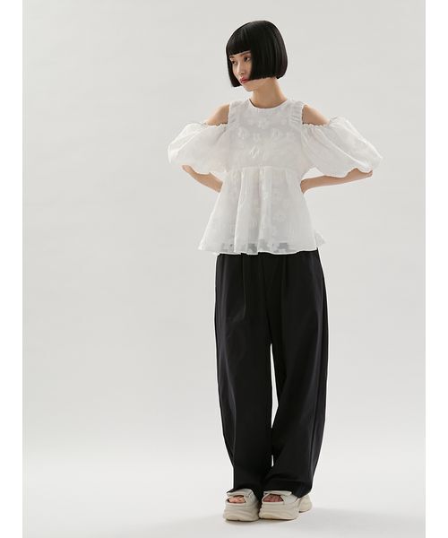 emmi（エミ）の「【Movique】アクティブイージーパンツ/撥水/UVカット/接触冷感（その他パンツ・レディース・ブラック/ライトベージュ/ライトブルー・0/1）」の21枚目の写真