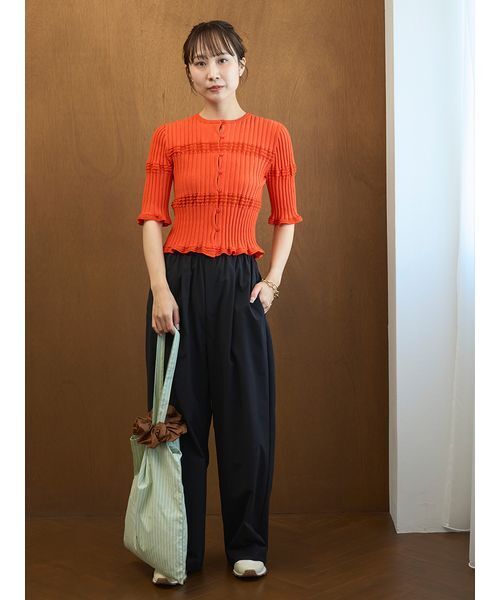 emmi（エミ）の「【Movique】アクティブイージーパンツ/撥水/UVカット/接触冷感（その他パンツ・レディース・ブラック/ライトベージュ/ライトブルー・0/1）」の17枚目の写真