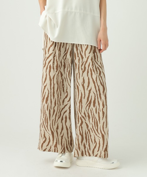 Elura（エルーラ）の「サラサラリラクシーワイドパンツ＜低身長サイズあり＞/656777（その他パンツ・レディース・ダークブラウン/ブラック/ゼブラ/オフホワイト/ミント/モカ・MEDIUM/SMALL/FREE(S)/LARGE）」の6枚目の写真