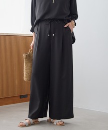 Elura（エルーラ）の「サラサラリラクシーワイドパンツ<低身長サイズあり> 656777（その他パンツ）」