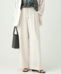 Elura（エルーラ）の「サラサラリラクシーワイドパンツ<低身長サイズあり> 656777（その他パンツ）」