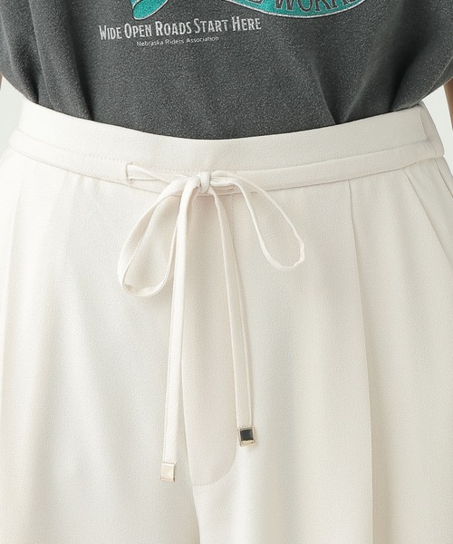 Elura（エルーラ）の「サラサラリラクシーワイドパンツ＜低身長サイズあり＞/656777（その他パンツ・レディース・ダークブラウン/ブラック/ゼブラ/オフホワイト/ミント/モカ・MEDIUM/SMALL/FREE(S)/LARGE）」の13枚目の写真