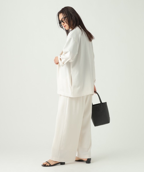 Elura（エルーラ）の「サラサラリラクシーワイドパンツ＜低身長サイズあり＞/656777（その他パンツ・レディース・ダークブラウン/ブラック/ゼブラ/オフホワイト/ミント/モカ・MEDIUM/SMALL/FREE(S)/LARGE）」の22枚目の写真