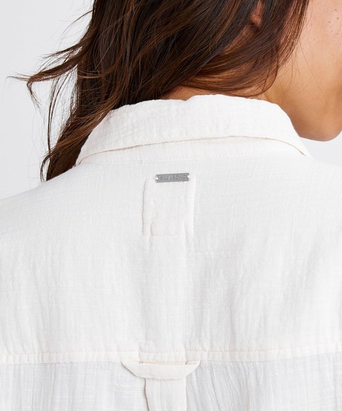 BILLABONG(ビラボン)の「BILLABONG ウィメンズ WANDERER SOLID LS WV 長袖シャツ 【2026年春夏モデル】(シャツ/ブラウス・レディース・ホワイト系その他/ベージュ系その他・SMALL)」の6枚目の写真