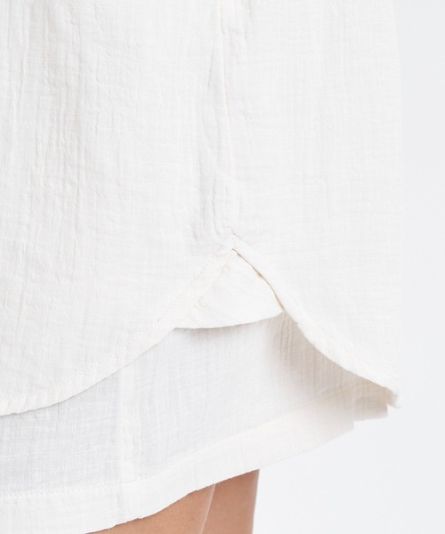 BILLABONG(ビラボン)の「BILLABONG ウィメンズ WANDERER SOLID LS WV 長袖シャツ 【2026年春夏モデル】(シャツ/ブラウス・レディース・ホワイト系その他/ベージュ系その他・SMALL)」の8枚目の写真
