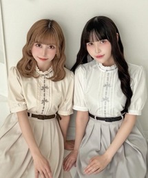 F i.n.t | ギンガムチェックはしごリボンブラウス(シャツ/ブラウス)