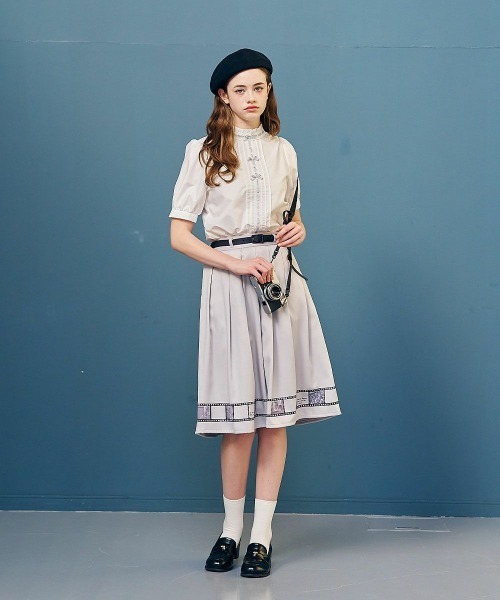 F i.n.t（フィント）の「ギンガムチェックはしごリボンブラウス（シャツ/ブラウス・レディース・アイボリー/オフホワイト・FREE）」の16枚目の写真