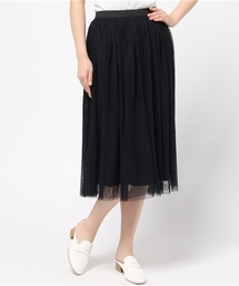 LBC | チュールギャザースカート                  (スカート)