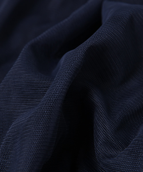 LBC（エルビーシー）の「チュールギャザースカート                  （スカート・レディース・ライトグレー/ネイビー/ダークネイビー/ベージュ・LARGE/MEDIUM）」の10枚目の写真