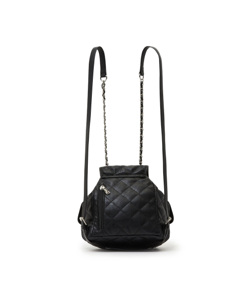 LAP（ラップ）の「HEART CHAIN QUILTED BACKPACK AS7AB260（バックパック/リュック・レディース・ブラック・FREE）」の3枚目の写真