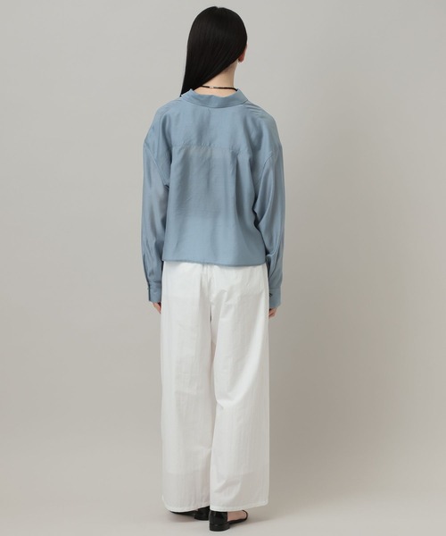 A part by（アパートバイ）の「タイプライターストレートパンツ（その他パンツ・レディース・オフホワイト/ベビーピンク/ブラック・FREE）」の14枚目の写真