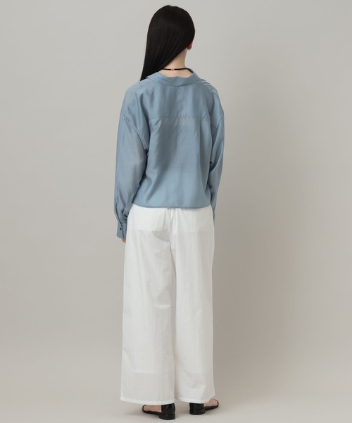 A part by（アパートバイ）の「タイプライターストレートパンツ（その他パンツ・レディース・オフホワイト/ベビーピンク/ブラック・FREE）」の15枚目の写真