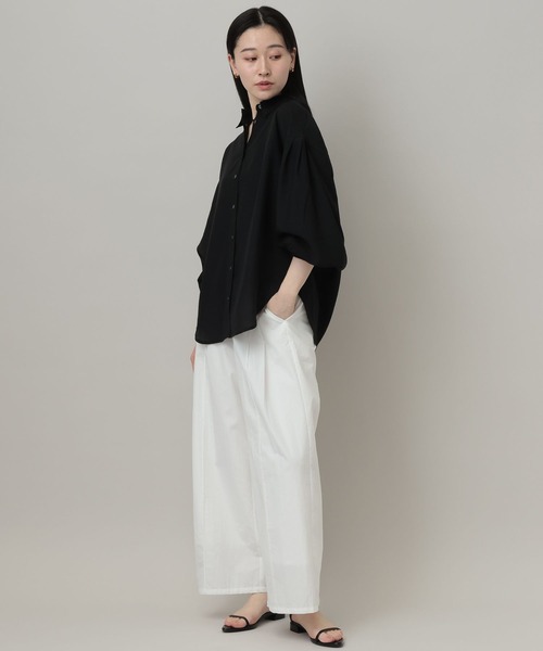 A part by（アパートバイ）の「タイプライターストレートパンツ（その他パンツ・レディース・オフホワイト/ベビーピンク/ブラック・FREE）」の17枚目の写真