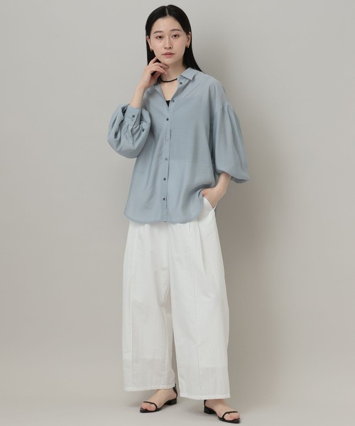 A part by（アパートバイ）の「タイプライターストレートパンツ（その他パンツ・レディース・オフホワイト/ベビーピンク/ブラック・FREE）」の18枚目の写真