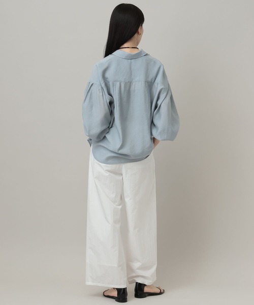 A part by（アパートバイ）の「タイプライターストレートパンツ（その他パンツ・レディース・オフホワイト/ベビーピンク/ブラック・FREE）」の20枚目の写真