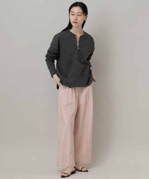 A part by（アパートバイ）の「タイプライターストレートパンツ（その他パンツ・レディース・オフホワイト/ベビーピンク/ブラック・FREE）」の4枚目の写真