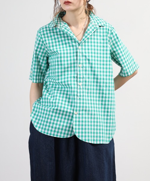 SO（エスオー）の「シャツ 半端袖（シャツ/ブラウス・レディース・グリーン系その他/ブルー系その他・F）」の2枚目の写真
