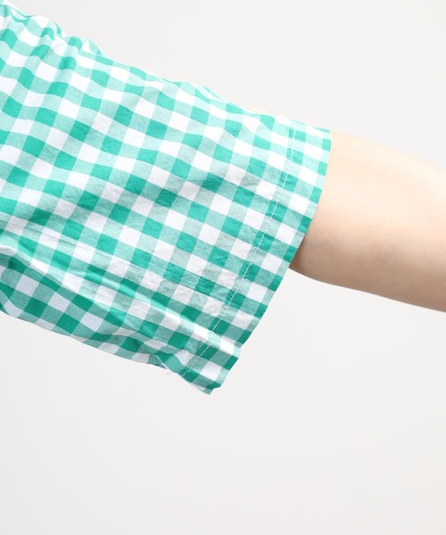 SO（エスオー）の「シャツ 半端袖（シャツ/ブラウス・レディース・グリーン系その他/ブルー系その他・F）」の3枚目の写真