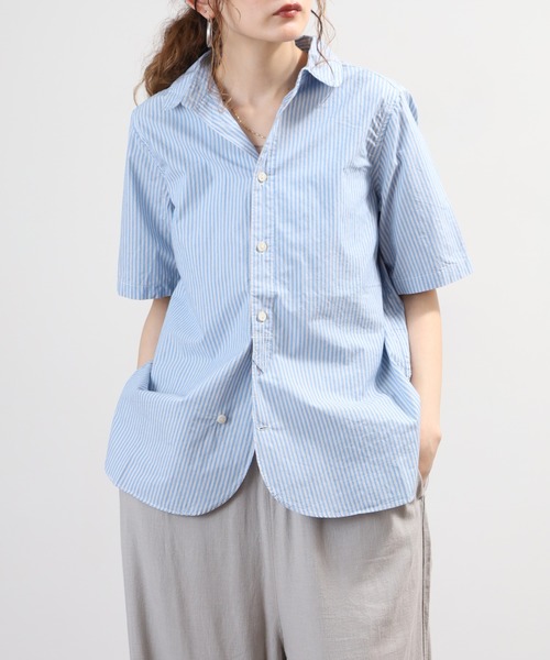 SO（エスオー）の「シャツ 半端袖（シャツ/ブラウス・レディース・グリーン系その他/ブルー系その他・F）」の6枚目の写真