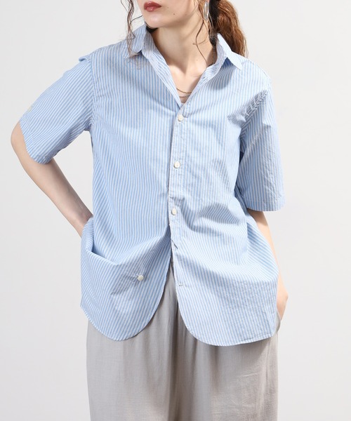 SO（エスオー）の「シャツ 半端袖（シャツ/ブラウス・レディース・グリーン系その他/ブルー系その他・F）」の7枚目の写真