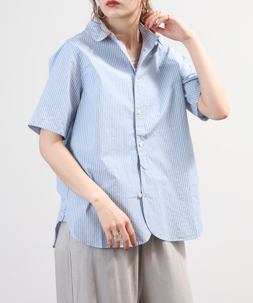 SO（エスオー）の「シャツ 半端袖（シャツ/ブラウス・レディース・グリーン系その他/ブルー系その他・F）」の9枚目の写真