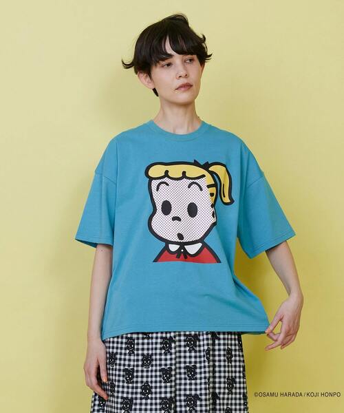 FRAPBOIS（フラボア）の「OSAMU GOODS フェイスT（Tシャツ/カットソー・レディース・エメラルド/ブルー/ネイビー/レッド・1/2）」の8枚目の写真