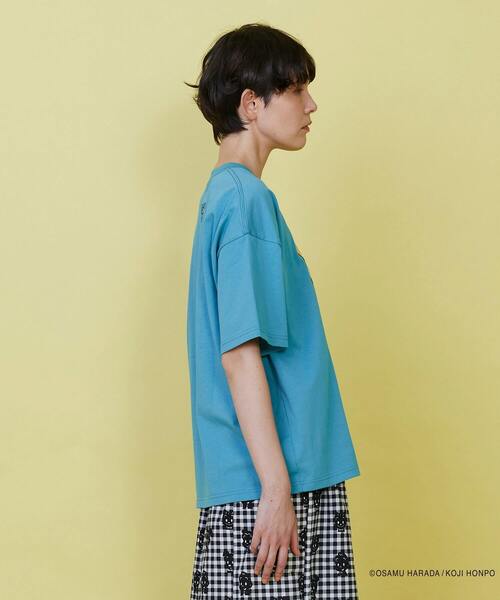 FRAPBOIS（フラボア）の「OSAMU GOODS フェイスT（Tシャツ/カットソー・レディース・エメラルド/ブルー/ネイビー/レッド・1/2）」の5枚目の写真