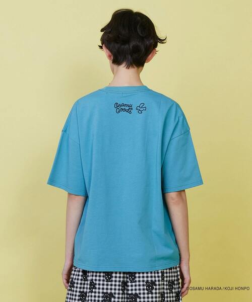 FRAPBOIS（フラボア）の「OSAMU GOODS フェイスT（Tシャツ/カットソー・レディース・エメラルド/ブルー/ネイビー/レッド・1/2）」の6枚目の写真