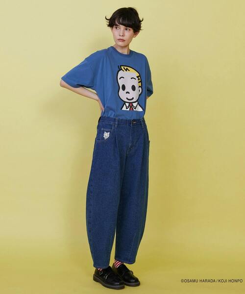 FRAPBOIS（フラボア）の「OSAMU GOODS フェイスT（Tシャツ/カットソー・レディース・エメラルド/ブルー/ネイビー/レッド・1/2）」の18枚目の写真