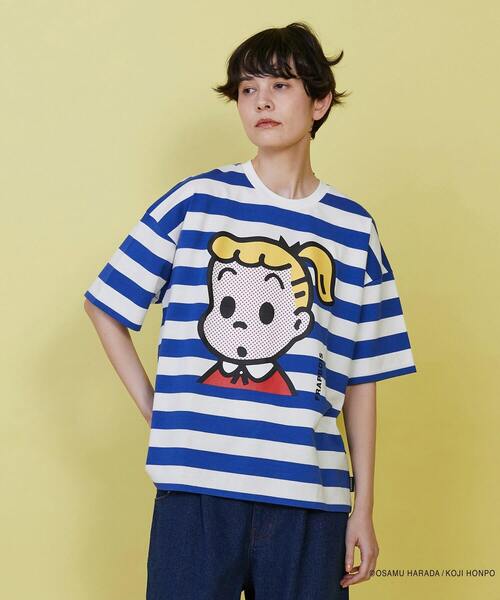 FRAPBOIS（フラボア）の「OSAMU GOODS フェイスT（Tシャツ/カットソー・レディース・エメラルド/ブルー/ネイビー/レッド・1/2）」の20枚目の写真