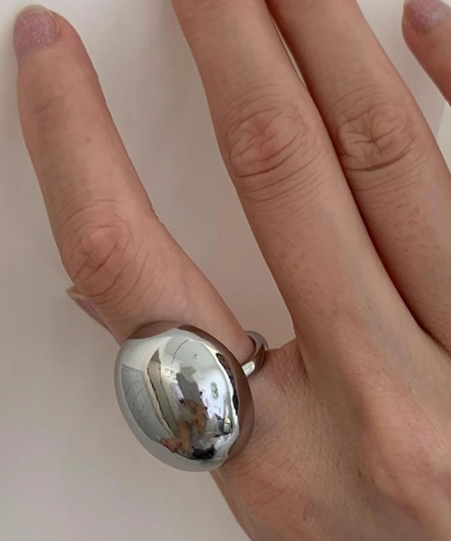 Vipoa(ヴィポア)の「Square & Round Metal Rings(リング・レディース・シルバー・FREE)」の11枚目の写真