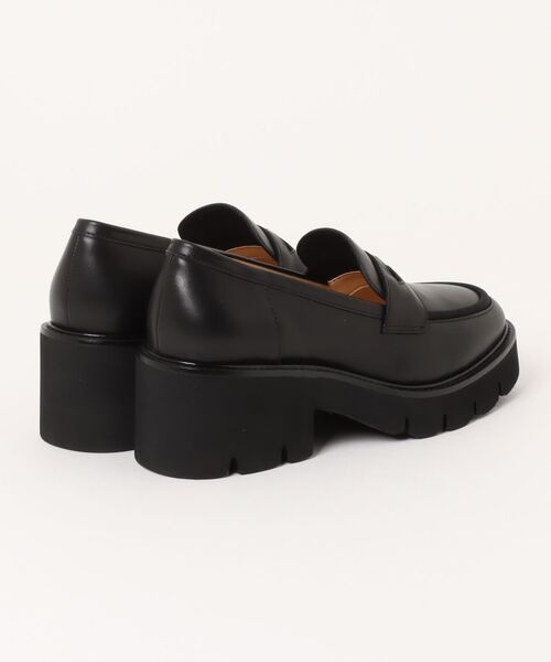 MACKINTOSH PHILOSOPHY（ﾏｯｷﾝﾄｯｼｭ ﾌｨﾛｿﾌｨｰ）の「厚底トラックソールペニーローファー（ローファー・レディース・ブラック/ベージュ・23.0cm/23.5cm/22.0cm/22.5cm/24.0cm/24.5cm）」の3枚目の写真