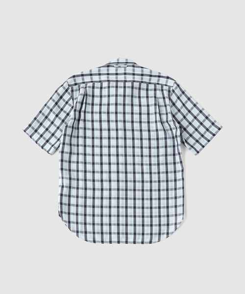 DAIRIKU（ダイリク）の「DAIRIKU / ダイリク "Leno Weave"W-PKT Dress H-S Shirt（シャツ/ブラウス・メンズ・ネイビー・LARGE/MEDIUM/SMALL）」の2枚目の写真