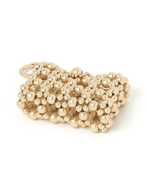 GLOBAL WORK（グローバルワーク）の「ビーズバッグチャーム/657420（キーホルダー・レディース・ライトイエロー/ブラック/ライトグレー・FREE）」の5枚目の写真