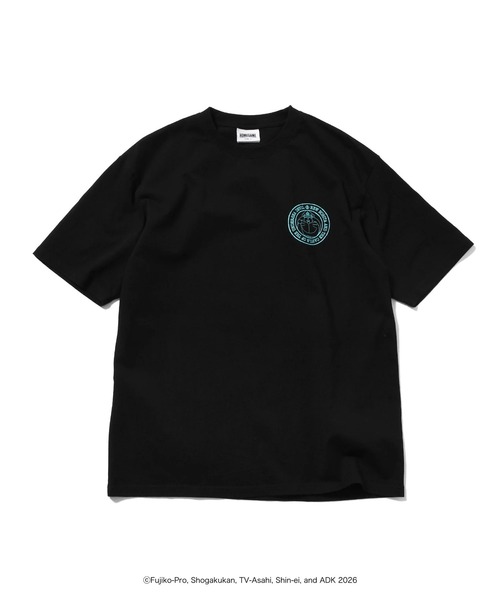 HOMEGAME（ホームゲーム）の「HOMEGAME｜映画ドラえもん - Tシャツ [POSTAGE STAMP TEE HG260102]（Tシャツ/カットソー・メンズ・サックスブルー/ブラック/ホワイト・XX-LARGE/X-LARGE/LARGE/MEDIUM/SMALL）」の2枚目の写真