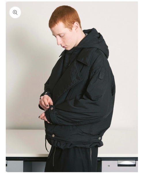 PHINGERIN(フィンガリン)の「【PHINGERIN】フィンガリン DOUBLE CUSHY HOODED JACKET(その他アウター・メンズ・ブラック・MEDIUM)」の7枚目の写真