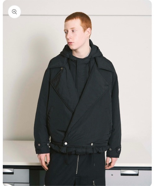 PHINGERIN(フィンガリン)の「【PHINGERIN】フィンガリン DOUBLE CUSHY HOODED JACKET(その他アウター・メンズ・ブラック・MEDIUM)」の10枚目の写真