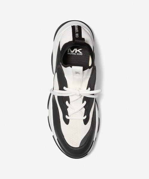 MICHAEL KORS(マイケルコース)の「ARLAS ストレッチニット レザー スニーカー(スニーカー・メンズ・ブラック系その他・9/8/7)」の6枚目の写真