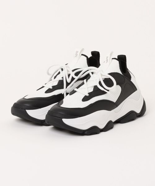MICHAEL KORS(マイケルコース)の「ARLAS ストレッチニット レザー スニーカー(スニーカー・メンズ・ブラック系その他・9/8/7)」の7枚目の写真