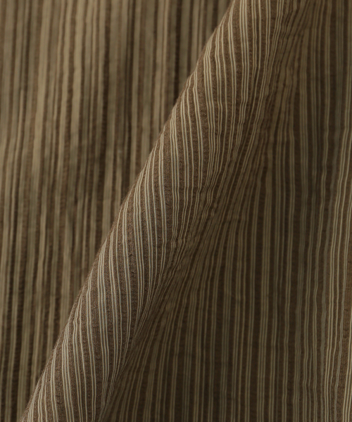 JOURNAL STANDARD（ジャーナルスタンダード）の「【TONYWACK/トニーワック】 LYOCELL OVERSIZED STRIPE SHIRT（シャツ/ブラウス・レディース・カーキ・MEDIUM）」の9枚目の写真