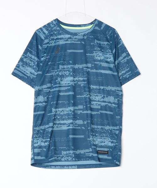 ASICS(アシックス)の「アシックス ASICS クールサマーニットショートスリーブシャツ(Tシャツ/カットソー・メンズ・ブラック/ホワイト/ダークブルー・M/L/LL)」の6枚目の写真
