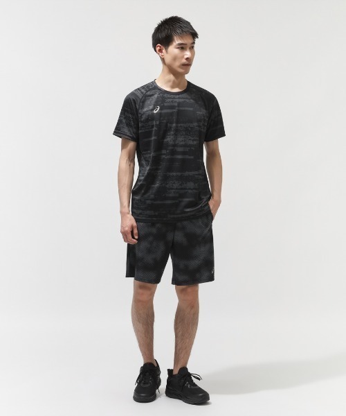 ASICS(アシックス)の「アシックス ASICS クールサマーニットショートスリーブシャツ(Tシャツ/カットソー・メンズ・ブラック/ホワイト/ダークブルー・M/L/LL)」の9枚目の写真