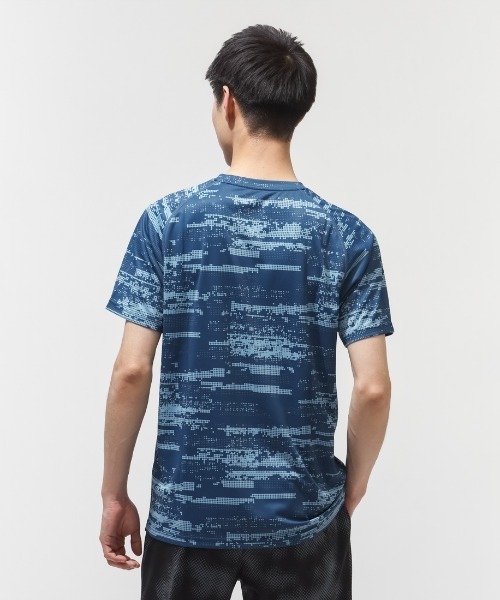 ASICS(アシックス)の「アシックス ASICS クールサマーニットショートスリーブシャツ(Tシャツ/カットソー・メンズ・ブラック/ホワイト/ダークブルー・M/L/LL)」の12枚目の写真