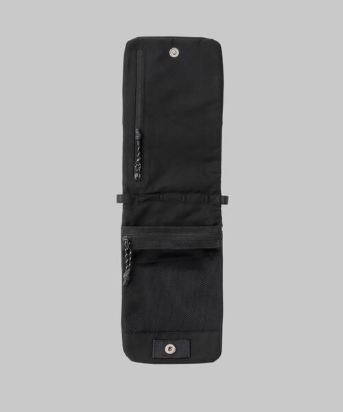 Topologie(トポロジー)の「Topologie/トポロジー Phone Sacoche Tech Sateen フォンサコッシュ【バッグ単体】(ショルダーバッグ・メンズ・ブラック・F)」の4枚目の写真