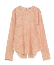 CLANE（クラネ）の「【CLANE/クラネ】BACK DESIGN FLOWER LACE TOPS/バックデザインフラワートップス（シャツ/ブラウス）」