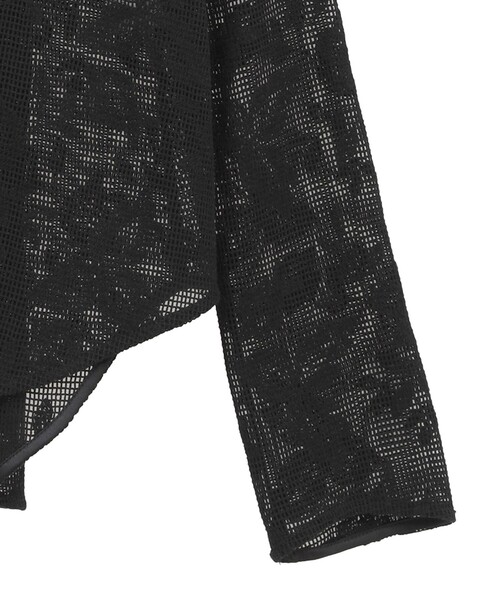 CLANE（クラネ）の「【CLANE/クラネ】BACK DESIGN FLOWER LACE TOPS/バックデザインフラワートップス（シャツ/ブラウス・レディース・ブラック/ホワイト/オレンジ・FREE）」の14枚目の写真