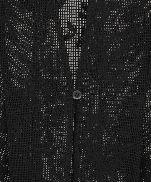 CLANE（クラネ）の「【CLANE/クラネ】BACK DESIGN FLOWER LACE TOPS/バックデザインフラワートップス（シャツ/ブラウス・レディース・ブラック/ホワイト/オレンジ・FREE）」の16枚目の写真