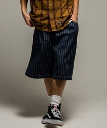 mp14917- ES STRIPE DENIM SHORTS デニムショートパンツ(26-098)